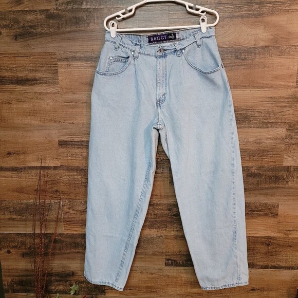 Levi's Other - Vtg Levi's Jeans 90's Silvertab Baggy 34x30 Measures 32x30 USA Light Wash